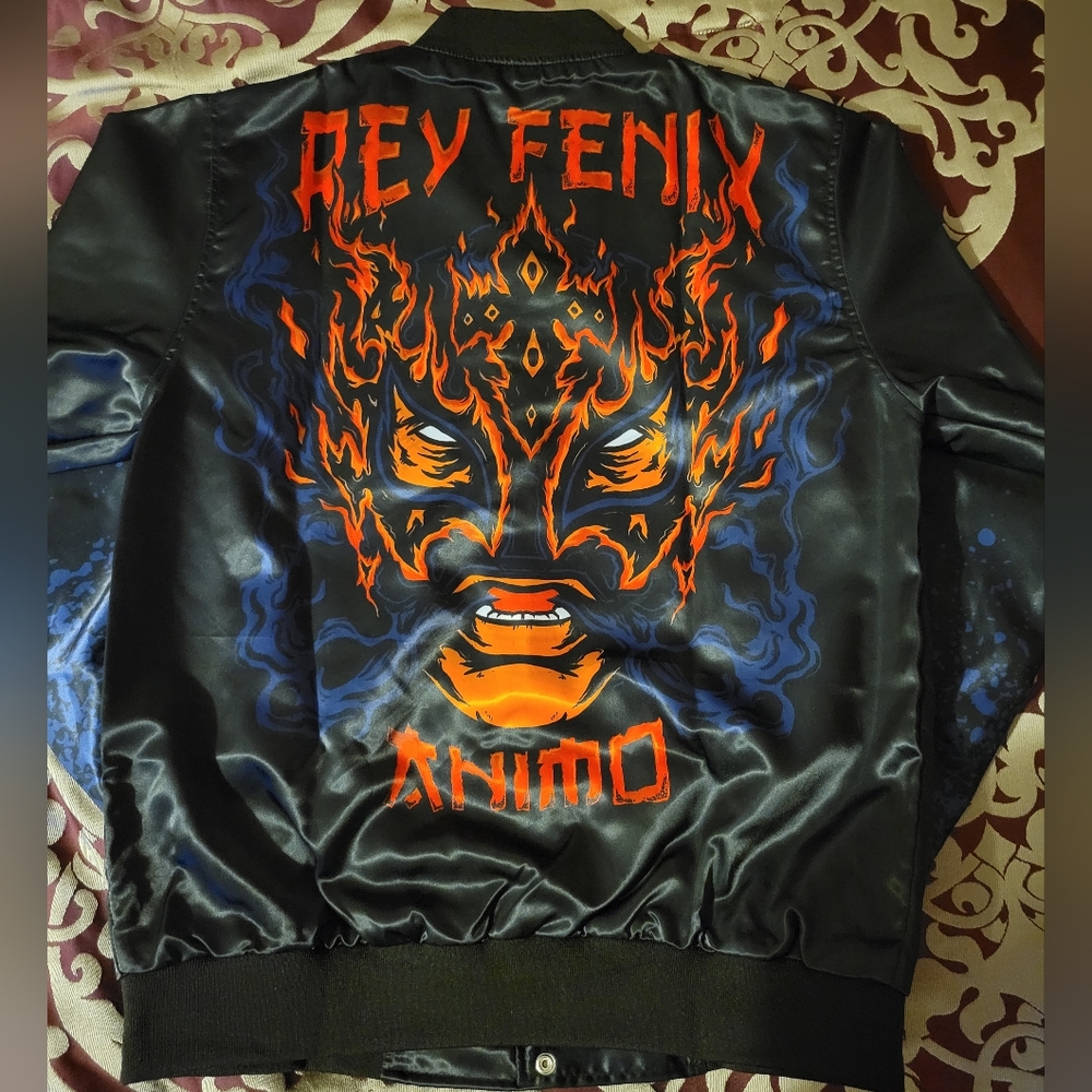Brand new size large aew wrestling rey fenix jacket.